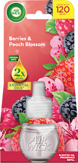 Elektromos légfrissítő utántöltő Erdei gyümölcs és barack illatal AIR WICK