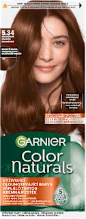 barva na vlasy, 5.34 Mahagonová GARNIER Color naturals