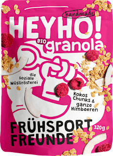 Knuspermüsli Bio-Granola Frühsportfreunde HEYHO!