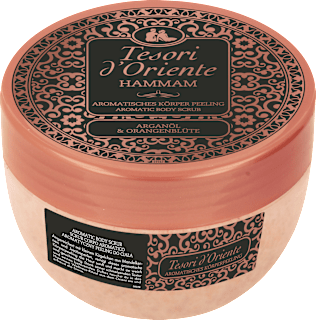 Körperpeeling Hammam, Arganöl & Orangenblüte Tesori d'Oriente