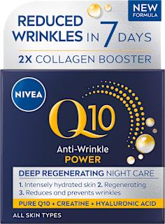 Nočna krema proti gubam Q10 Power NIVEA