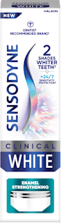 zubní pasta Clinical White Enamel Strengthening SENSODYNE