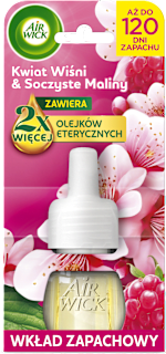 Wkład do elektrycznego odświeżacza powietrza Cherry Blossom & Raspberry AIR WICK