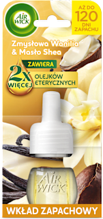 Wkład do elektrycznego odświeżacza powietrza Sweet Vanilla & Shea Butter AIR WICK