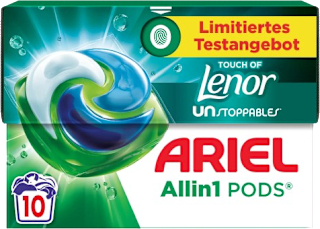 Detergent de rufe capsule AIO Lenor ARIEL