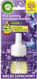 Wkład do elektrycznego odświeżacza powietrza Lavender Meadow & Bluebells AIR WICK