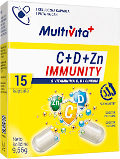 C + D + Cink Immunity kapsule Multivita