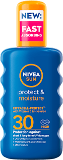 Sprej za zaščito pred soncem Protect & Moisture, ZF 50+ NIVEA SUN