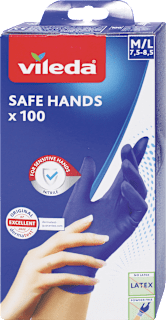 Guanti usa e getta in nitrile - taglia M/L vileda