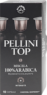 Capsule 100% arabica ESPRESSO PELLINI BIO