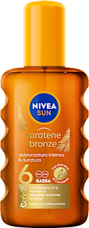 Olio abbronzante spray carotene bronze SPF6 NIVEA SUN