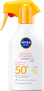 Spray solare trigger sensitive immediate protect+ SPF50+ NIVEA SUN