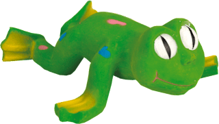 Igrača za pse - žaba s piščalko beeztees