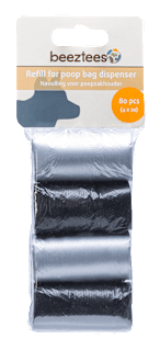 Vrečke za pasje iztrebke, 4 × 20 kos beeztees