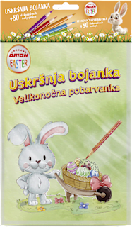 Uskršnja bojanka s naljepnicama Dekoracije