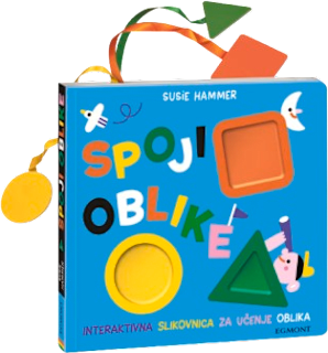 Interaktivna slikovnica za učenje oblika – Spoji oblike EGMONT