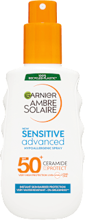 sensitive advanced mleko za zaštitu od sunca u spreju, SPF50+ GARNIER AMBRE SOLAIRE