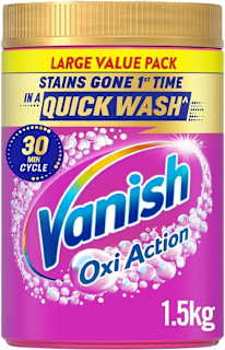 Pudră pentru îndepărtarea petelor Oxi Action Pink Vanish Oxi Action