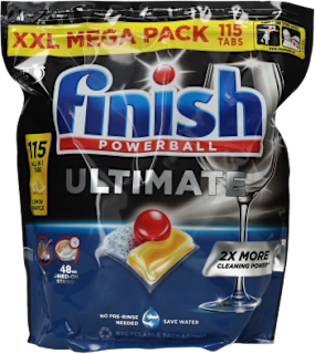 Detergent tablete pentru mașina de spălat vase Ultimate Lemon Finish