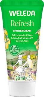 Citrus Erfrischungsdusche Reisegröße WELEDA
