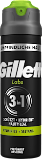 Labs Hautpflege Schnell aufschäumendes Rasiergel Gillette
