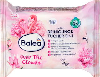 Jemné čistiace utierky Over The Clouds 5v1 Balea