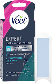 Kaltwachsstreifen Gesicht Expert Veet