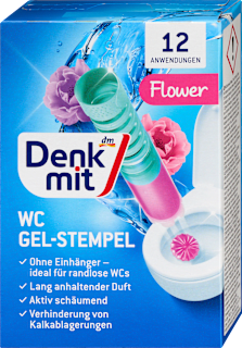 WC-Reiniger Gel Stempel Flower 1 St Denkmit