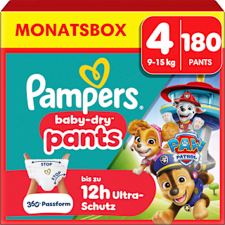 Baby Pants Gr. 4 Maxi (9-15 kg) Limited Edition Paw Patrol Monatsbox Pampers baby-dry
