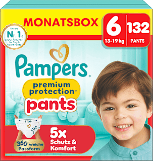 Baby Pants Gr. 6 Extra Large (13-19 kg) Monatsbox Pampers premium protection
