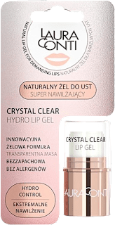 Crystal Clear gel pentru buze transparent Laura Conti