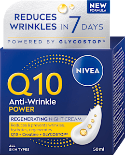 Nočný pleťový krém proti vráskam Q10 Power NIVEA