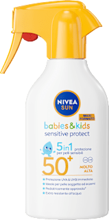 Spray solare trigger babies&kids sensitive protect 5in1 SPF50+ NIVEA SUN