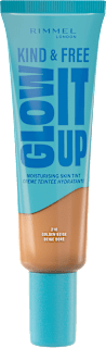 Tekoča podlaga Kind & Free Glow It Up, 210 Golden Beige RIMMEL LONDON