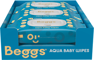 vlhčené ubrousky Aqua baby 6x64 ks Beggs