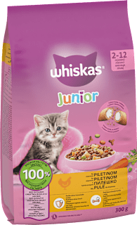 Suha hrana za mačiće – piletina  Whiskas