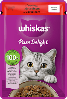 Pure Delight hrana za mačke - govedina Whiskas