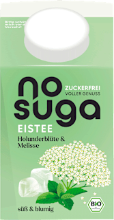 Eistee, Holunderblüte & Melisse nosuga