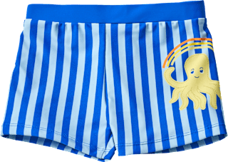 Badehose mit Oktopus-Motiv, blau, Gr. 122/128 PUSBLU