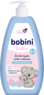 Żel do ciała i włosów dla niemowląt bobini baby