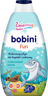 Kolorowy płyn do kąpieli i zabawy Turkusowa Woda bobini fun