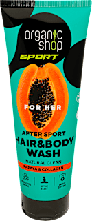 Sampon és tusfürdő nőknek 2in1 After Sport organic shop