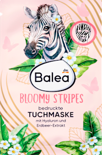 Mască de față tip șervețel Bloomy Stripes  Balea