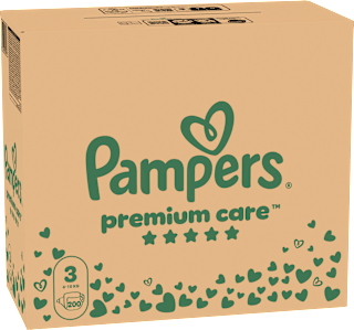 Plienky veľkosť 3 (6 - 10 kg) - mesačné balenie Pampers Premium Care