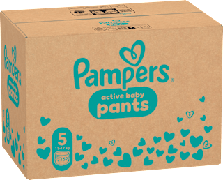 Plienkové nohavičky veľkosť 5 (11 - 17 kg) Monthly Box Pampers active baby