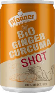 Bio shot z ingverjem in kurkumo Pfanner
