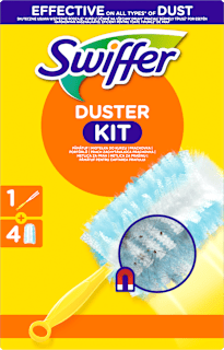 Duster miotełka do kurzu rączka + 4 wkłady Swiffer