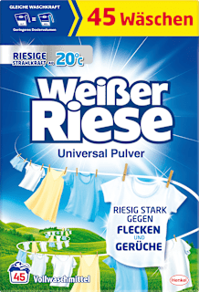 Vollwaschmittel Pulver Riesenfrisch Weißer Riese