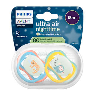 Suzete ultra air de noapte 18+ luni PHILIPS AVENT