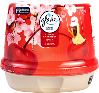 vonný gel do koupelny Floral Cherries  glade